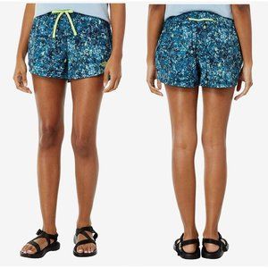 NEW The North Face Printed Blue Class V mini Shorts size XS